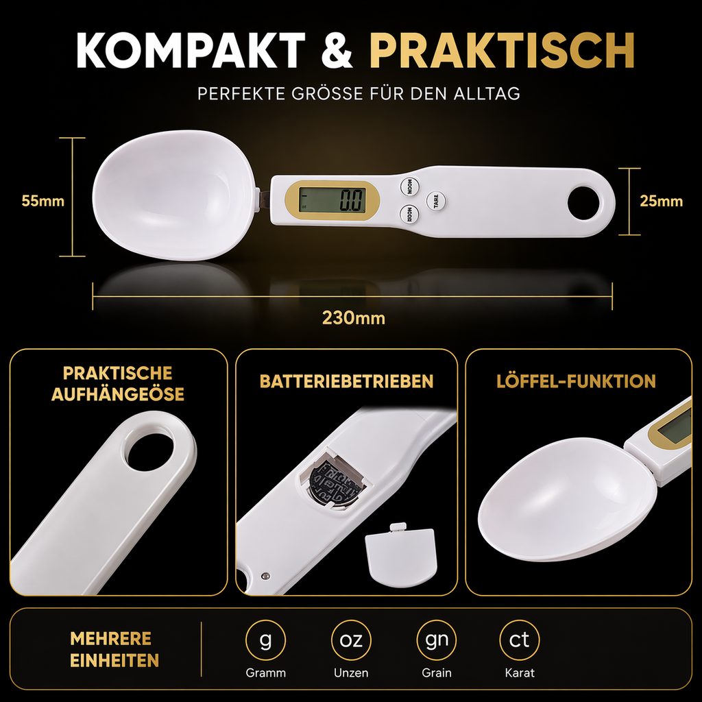 Digitale Löffelwaage